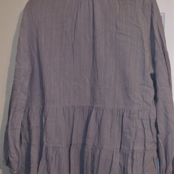 FATE 2 Tiered Lined Babydoll Shirt - Picture 6 of 7